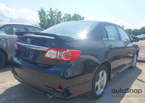 2011 Toyota Corolla S z USA, uszkodzony, nr VIN 2T1BU4EE9BC603675
